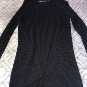 Cute black knit sweater